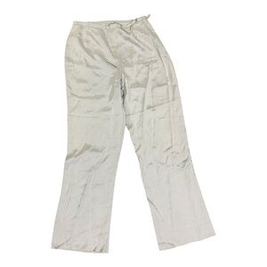 Lafayette 148 New York Light Gray Silk Chinos Size 4